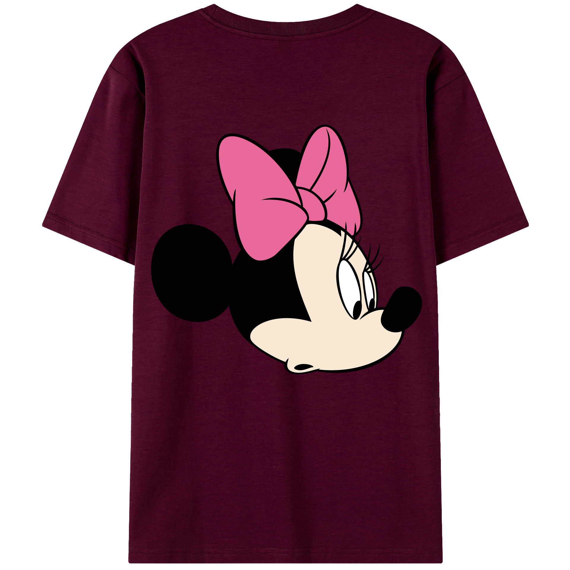 （画像用） ミッキーマウス Mickey Mouse レディース半袖Tシャツ(バックプリント)